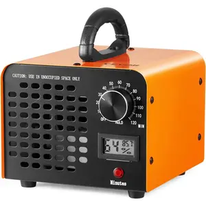 VEVOR Ozone Generator, 12000mg/h Ozone Machine, High Capacity Commercial/Industrial Ozone Generator Machine with 0-120 min Time Setting for Rooms, Cars