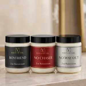 Vegan Buttercreams for Men 2 Oz Travel/Sample Size