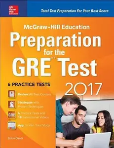 USED-McGraw-Hill Education Preparation for the GRE Test 2017 3rd Edition by Erfun Geula (Paperback)