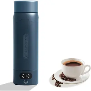 Travel Electric Kettle Portable Mini Kettle,316 Stainless Steel 16.91Oz,Small Hot Water Boiler with 4 Temperature Settings, Boiling Water with Auto Shut-Off and Boil Dry Protection(Blue Spruce)