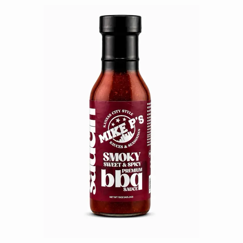 Mike P’s Smoky Sweet & Spicy Premium BBQ Sauce