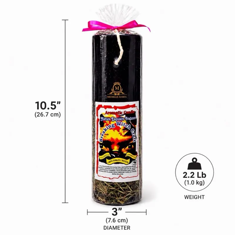 Hex Remover Spell & Curse Breaker Candle - Reversal Jinx Protection