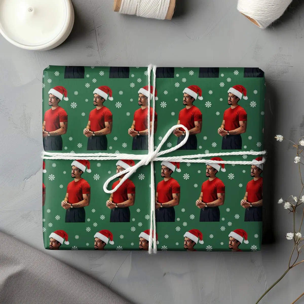 Pop Star Aesthetic Wrapping Paper, Christmas Music Gift Wrap, Chic Wrapping Paper for Holidays, Fun Themed Wrapping Paper for Fans, , Wrapping Paper trend
