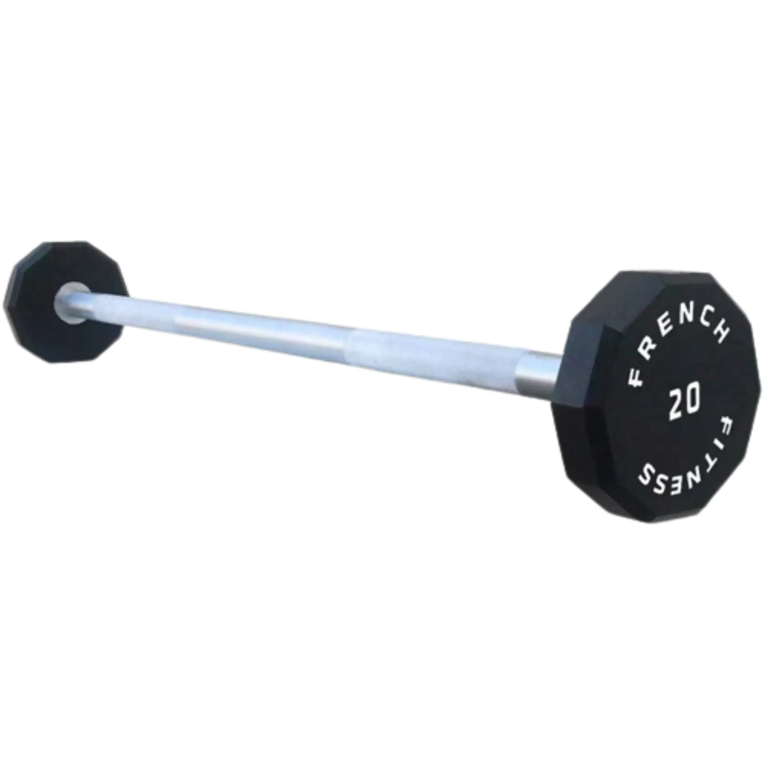 French Fitness Straight Urethane Barbell 20 lbs - Single (New)