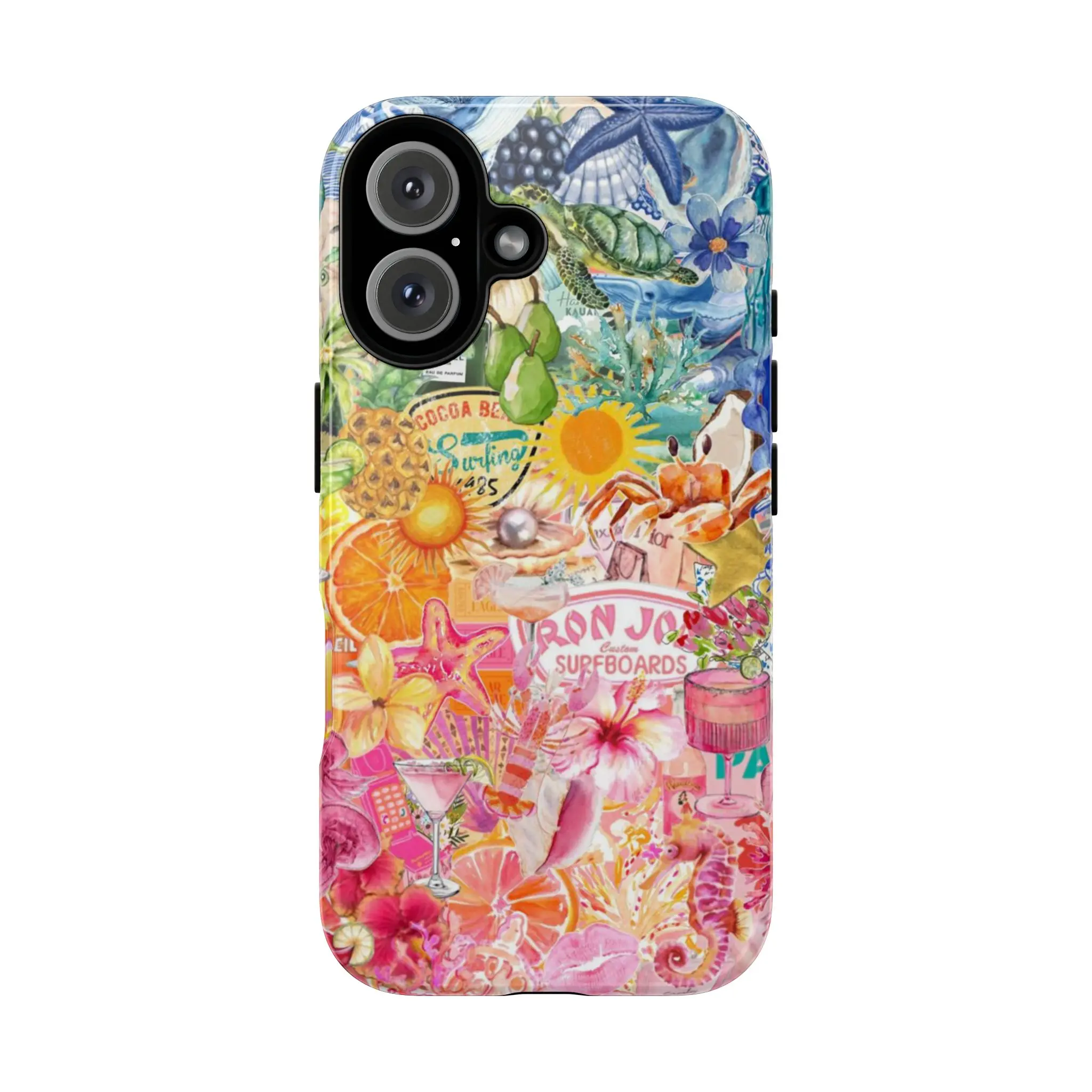 Vintage mosaic Phone Case Italian summer Cover for iPhone, Flower Phone Case, Gift for her