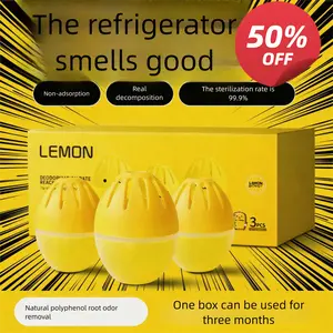 9-Month Odor Eliminator for Refrigerator | Long-Lasting Freshness & Powerful Deodorizer for Fridge & Freezer | Safe & Non-Toxic Air Purifier