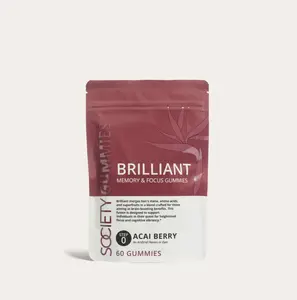 Beauty Society , Brilliant Memory and Focus Gummies , 60 Gummies