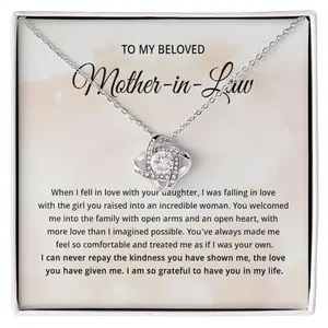 Gift for MOTHER IN LAW, Meaningful Pendant Jewelry with Heartfelt Message Card, Perfect for Birthday, Christmas, or Anniversary, Presented in a Beautiful Gift Box #1