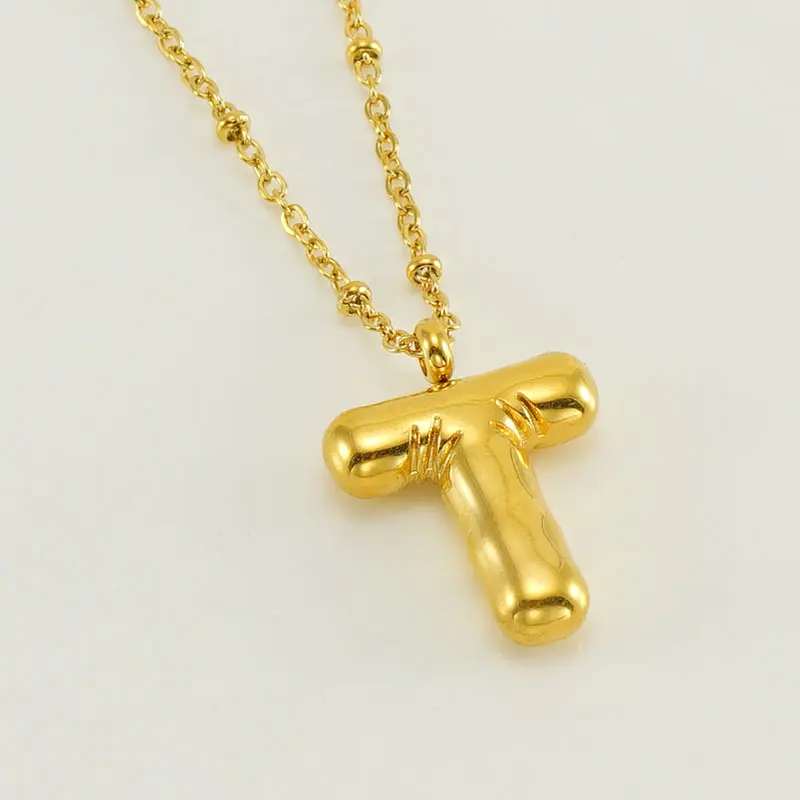 Gold T (with chain)