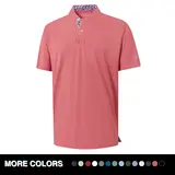 MAELREG Mens Golf Shirts Collarless Performance Dry Fit Moisture Wicking Casual Solid Short Sleeve Henley Shirts for Men Sport Top Sports Apparel