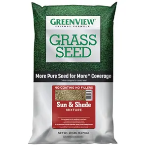 212 MAIN Balanced Turf Grass Seeds Blend, 20 lbs Sun & Shade Mixture with Kentucky Bluegrass, Exacta Perennial Ryegrass, Oxford Fine Fescue, Quick Germination, Ideal for Heavy Traffic & Lawn Establishment