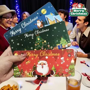 Christmas Cash Envelope Set, 10pcs Blue Folding Money Pockets, Holiday Gift Box, Perfect for Christmas Gifts Exchange