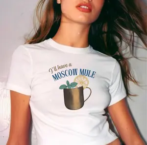 Moscow Mule Lover's Tee - 100% Cotton, Funny Casual Cocktail Tshirt