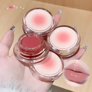 1pc Clear Water Glow Multi-Use Cream Makeup, Glossy Lip Cheek Eye Trio, Natural Radiant Skin, Valentine Halloween Christmas Gift