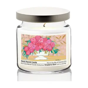Courtside Market I Forgive In Flowers Candle Glass Jar 16 oz