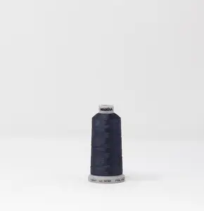 Madeira Polyneon - Ref. # 1841 -- Pewter Gray -- Weight #40 -- Machine Embroidery Thread -- 1100 Yards Spool