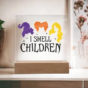 I Smell Children - Hocus Pocus Inspired - Acrylic Square Plaque