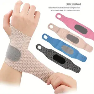 1pc Ultra Thin Wrist Brace Wrist Wrap Sport Slim Carpal Tunnel Support Joint Compression Supports For Men And Women Adjustable Lightweight Breathable Wrist Protector