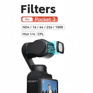 DJI Osmo Pocket 3 Camera Filter - Ultra thin, magnetic, multifunctional (ND, CPL, Mist), DSLR grade optical glass, suitable for various shooting scenarios, take the most exciting and professional photos and videos, Photography Camera Accessories