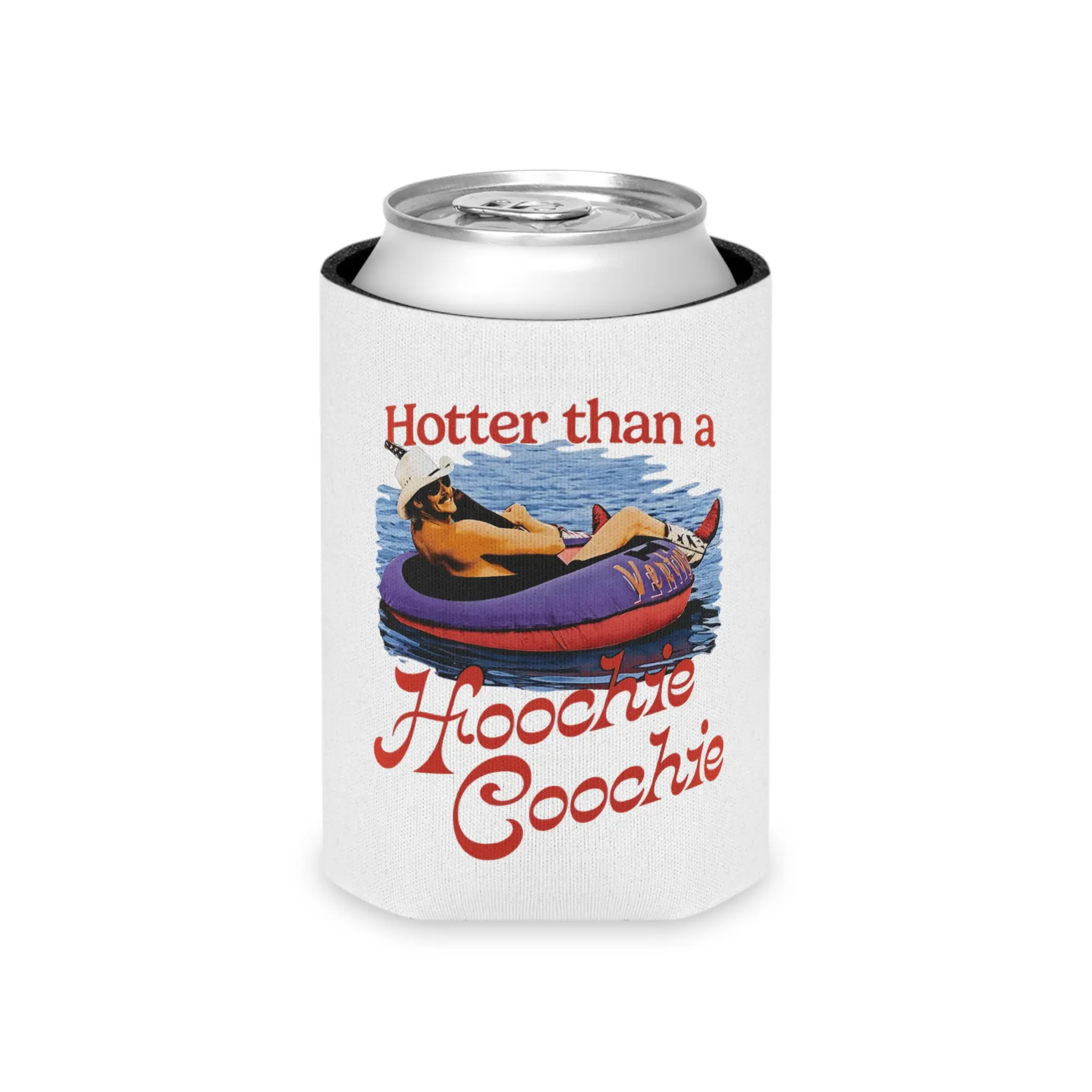 Hotter than a Hoochie Coochie Summer Can Cooler, Summer Koozie