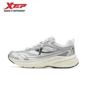 XTEP Vintage Running Shoes Classc Joggers White & Black Design Comfortable Sneakers