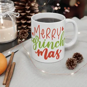 Merry Grinch-mas Mug, 11oz