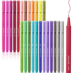 - Colored Fineliner s, 24 Pack, 0.4mm,  Triangular , Smooth Writing s for Journaling, Note-Taking, Coloring, Sketching, Planning & Art Projects