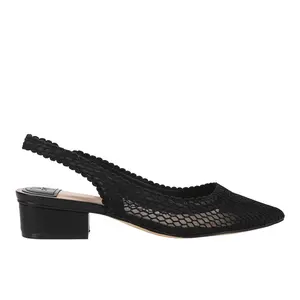 Chinese Laundry Womens Mango Slingback Pumps Dress Casual Casual Low Heel 1-2" - Black