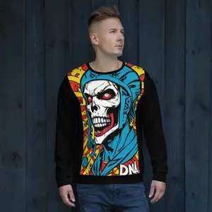 AVA Designs Unisex Sweatshirt Fabric Menswear Soft Fleece Long Sleeve Hoodie 95% Recycled Polyester 5% Spandex Tops