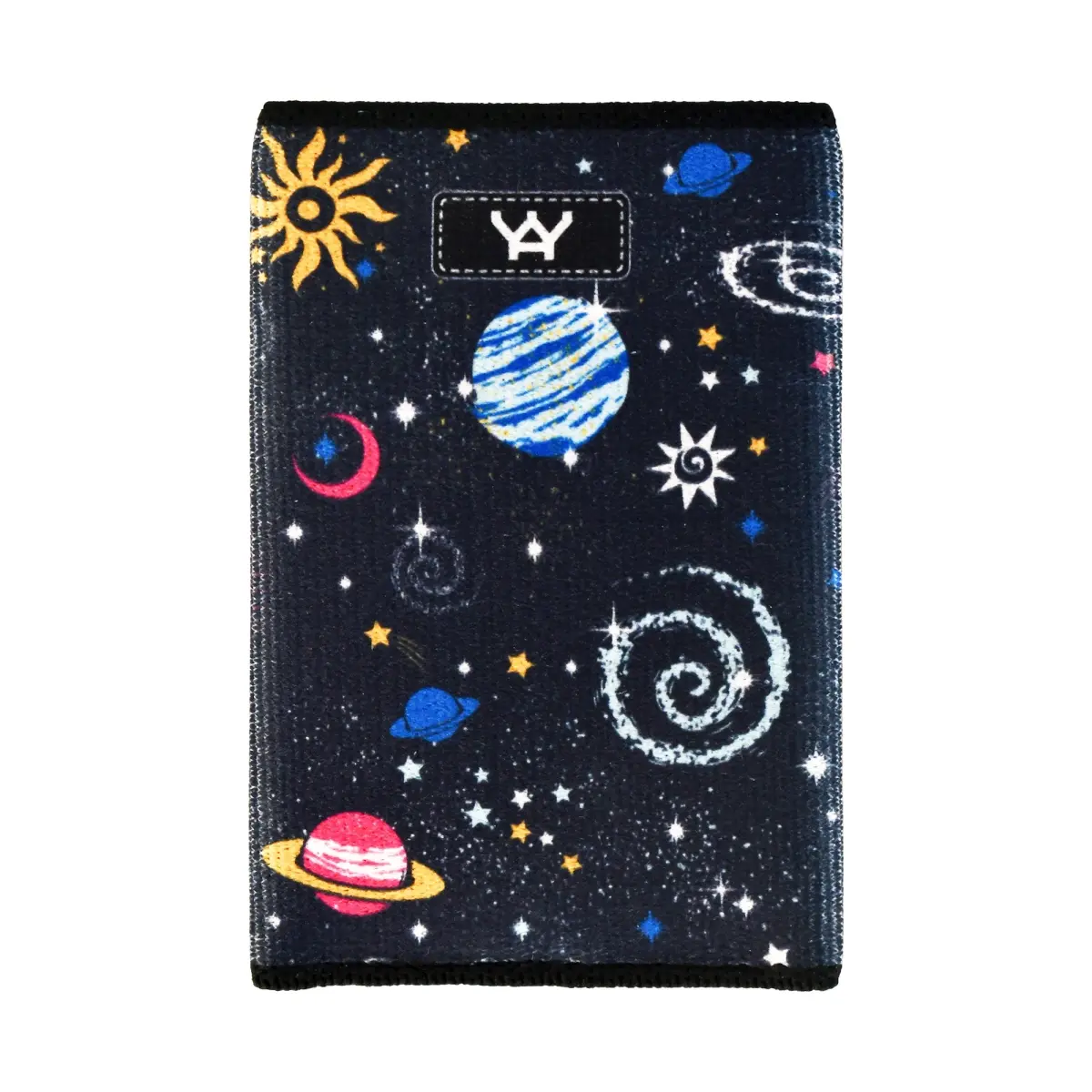 YaYwallet 1432 Quirky Slimline Ultradelgada Men's Front Pocket Wallet - Fun Galaxy Design, Ideal for Men's Luggage & Bags Accessories, Quirky Men's Wallets, Slimline Men's Wallets