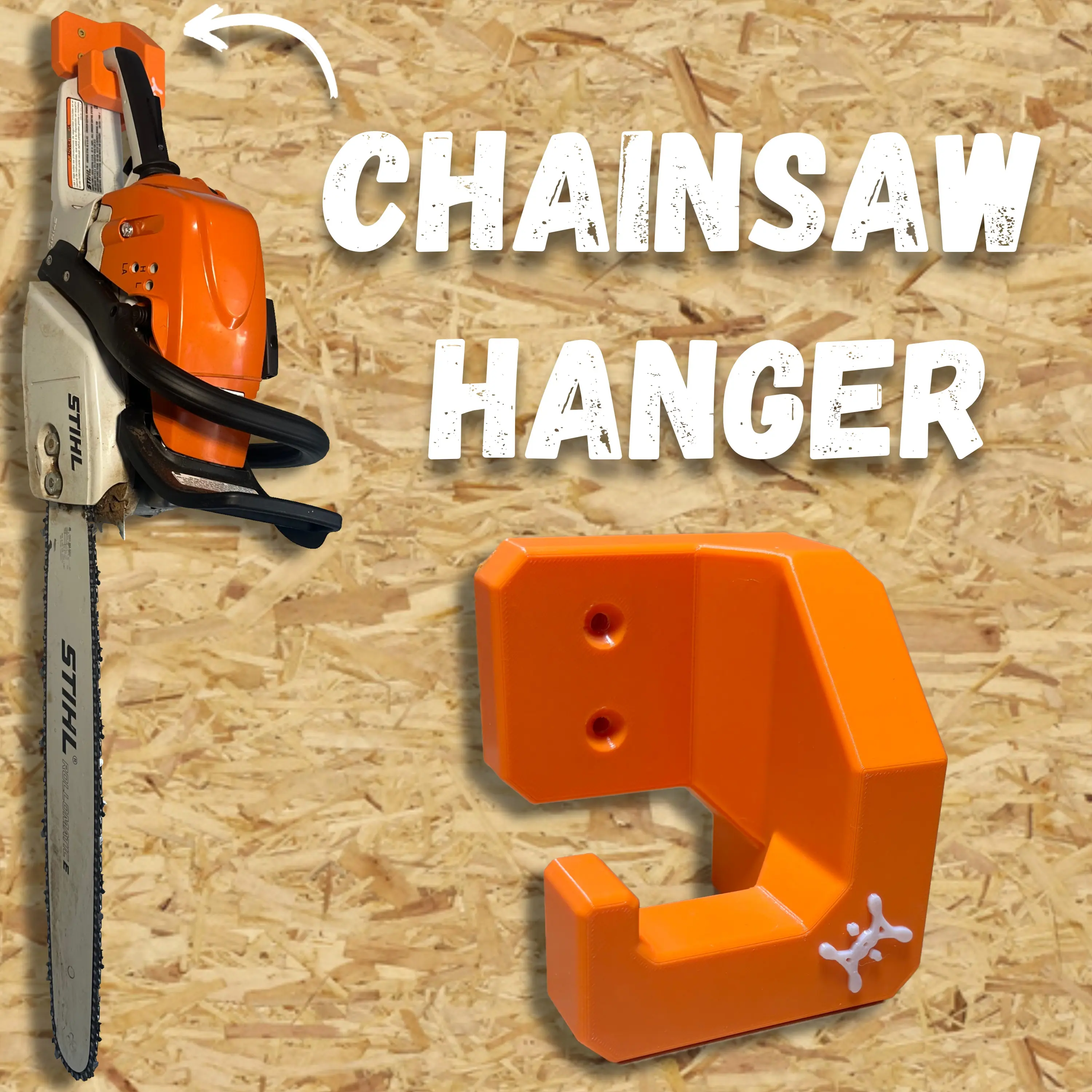 STIHL Chainsaw Compatible Wall Mount Hanger STIHL Chainsaw Compatible Wall Mount Hanger
