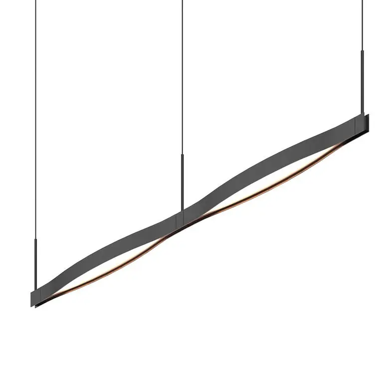 Ola 2-Linear LED Pendant Light - Configurable Design with Soft Diffused Illumination for Modern Spaces