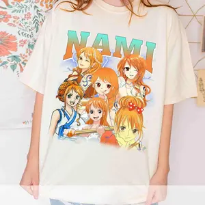(Comfort Colors) Retro Nami Shirt, One Piece Retro Anime T-Shirt, Anime Sweatshirt, Anime Fan Gift