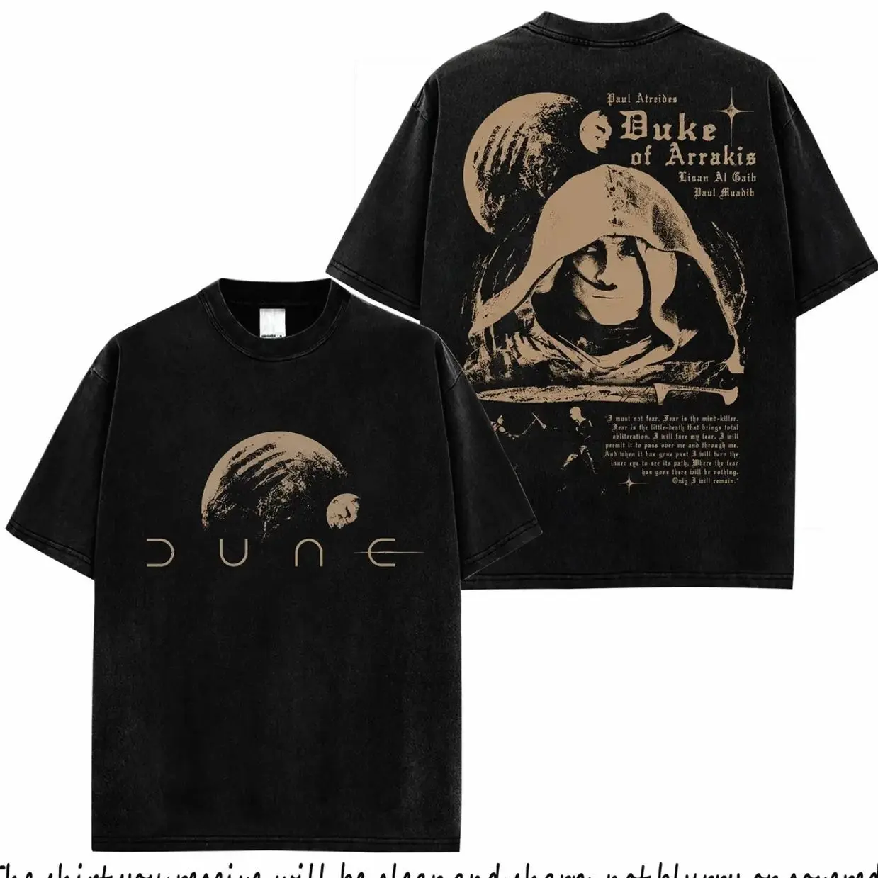 Dune: Part Three 2026 Graphic Tee, Made in USA, 100% Cotton, Movie Merch Inspired T-Shirt, Desert Sci-Fi Streetwear Shirt, Epic Space Saga Fan Gift for Movie Lovers J6I