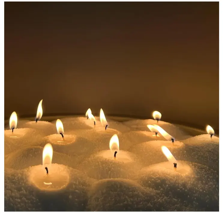 Customized Powdered Candle Sand, 26Oz Pearled Candle Wax Sand All Natural Refillable Candle Wax Beads DIY Reusable Granulated Wax for Candle Making