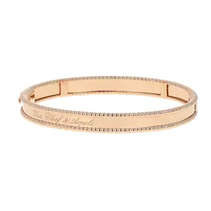 Pre-owned Van Cleef & Arpels Perlée Bangle Bracelet