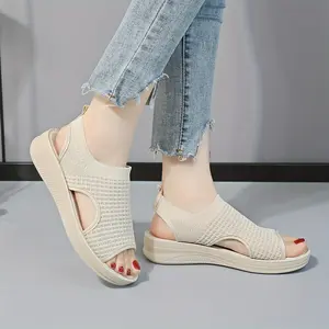 Style Mesh Slip-on PU Sole Comfortable and Lightweight Walking Women's Sandals 62003 - Breathable Mesh Upper - PU Sole for Comfort - Suitable for Casual Wear - Perfect Gift for
