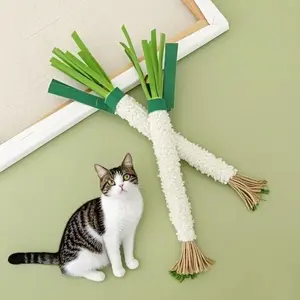 Bamboo Fiber Chewing Stick, Dental Care Kitty Cat Toy for Teeth Cleaning, Satisfies Chewing Instincts, Safe and Durable Teeth Care