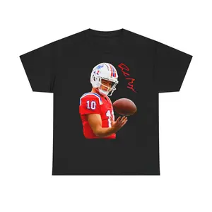 Drake Maye Tee, Streetwear Fan Gift for Men and Women, Game Day Tee