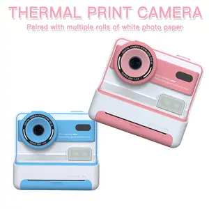 New Polaroid Camera, 1080P 2.4-Inch Screen Digital Instant Print Camera with Printing Paper & 32GB Card, Birthday Gift for Kids Aged 3-12