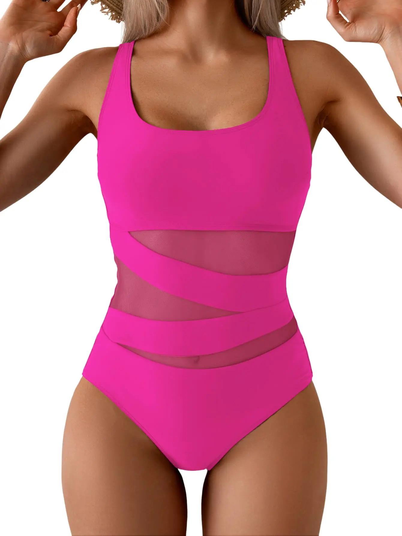 B2prity Women's Mesh One Piece Swimsuit Tummy Control Sexy Bathing Suit Push Up Swim Suit Slimming Swimwear - TikTok Shop B2prity Women's Mesh One Piece Swimsuit Tummy Control Sexy Bathing Suit Push Up Swim Suit Slimming Swimwear - TikTok Shop