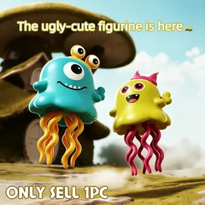 1pc Wind-up Magical Moving Monster Toy - Poseable action figure that can dance, wiggle, and slide, a novelty gift