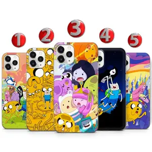 Adventure Time Quest Case For iPhone 16 15 14 13 12 11 Lightweight Impact Resistant Glossy Finish Flexible Rubber Liner UV Protection