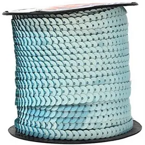 Mandala Crafts Flat Sequin Strip Trim on Strings for Crafts, Fringe, and Sewing; 100 Yard Roll