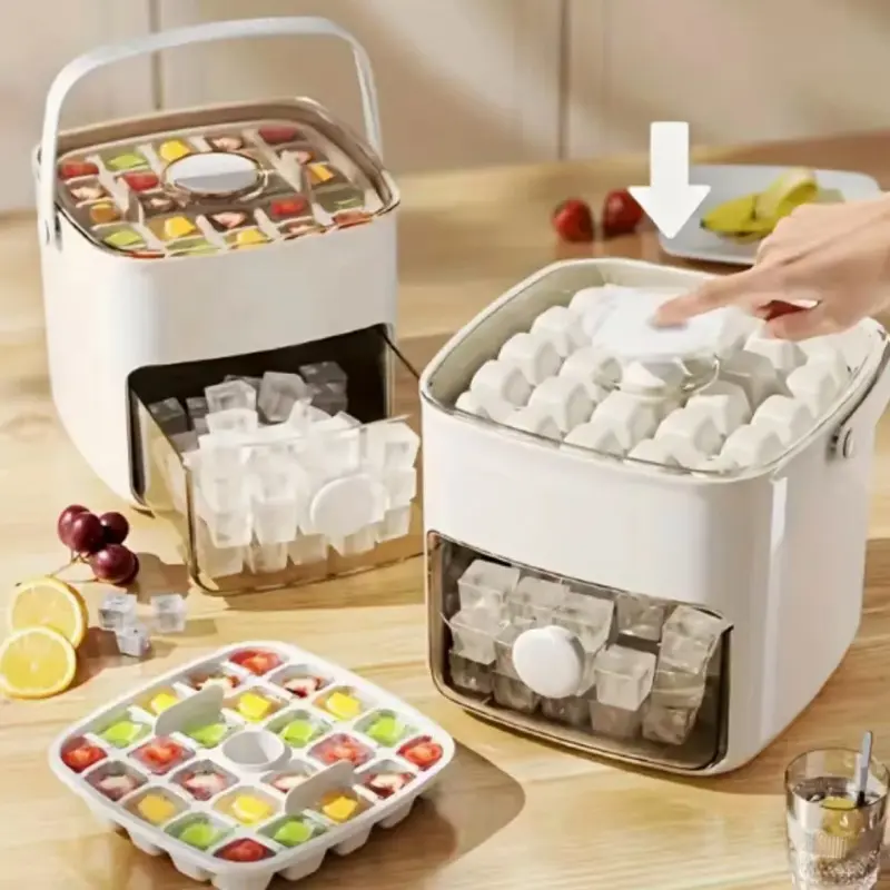 PORTABLE REFILLABLE ICE MACHINE EASY TO USE