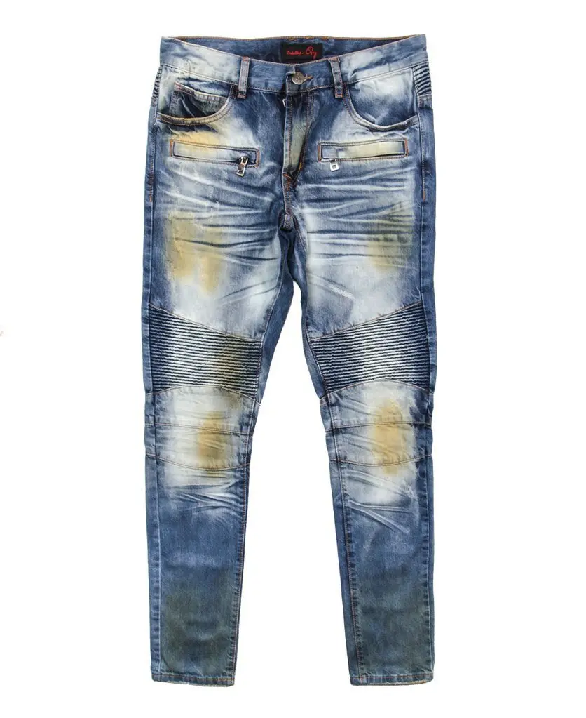 Embellish Queens Biker Jeans Mens Jeans