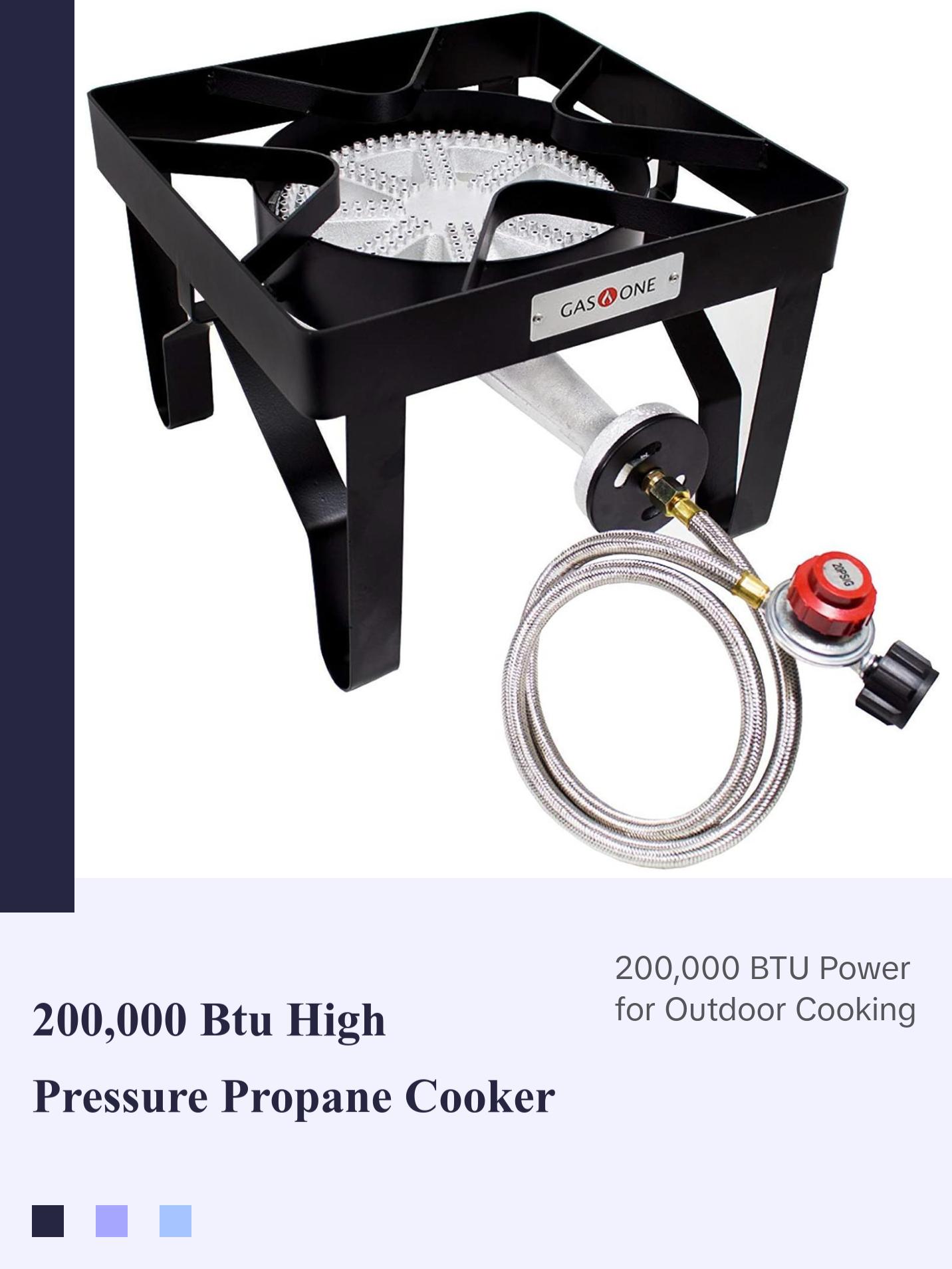 200,000 BTU HIGH PRESSURE PROPANE COOKER
