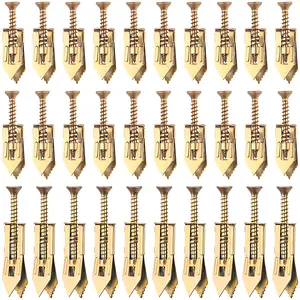 Self-Drilling Drywall Anchors Kit – No-Drill Installation, 100PCS Easy-Hang Anchors & Screws for Home & Office
