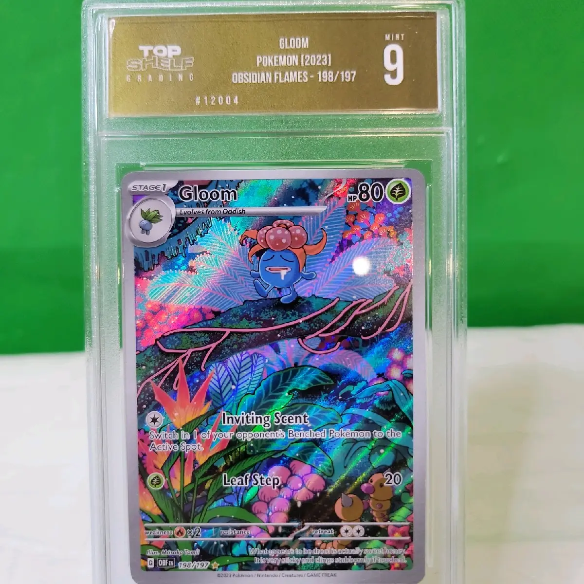 2023 Pokemon Obsidian Flames Gloom 198/197 Secret Art - TikTok Shop 2023 Pokemon Obsidian Flames Gloom 198/197 Secret Art - TikTok Shop