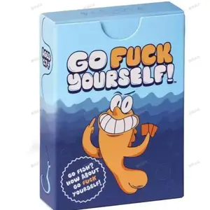 Go F*** Yourself Adult Card Game - Hilarious & Rude Party Game for 3-10 Players, Quick Easy Setup. The Perfect White Elephant Gift & Stocking Stuffer. Made Out of Spite - 52 Cards of Pure Chaos.